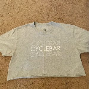 Cyclebar cropped tee